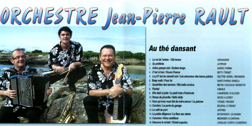 Orchestre Jean Pierre RAULT. Boutique